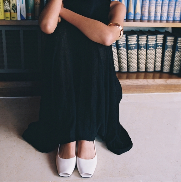 MANGO Open-toe Leather Shoes - Picture 6 of 10